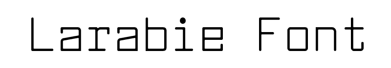 Larabie Font