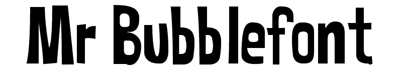 Mr Bubblefont